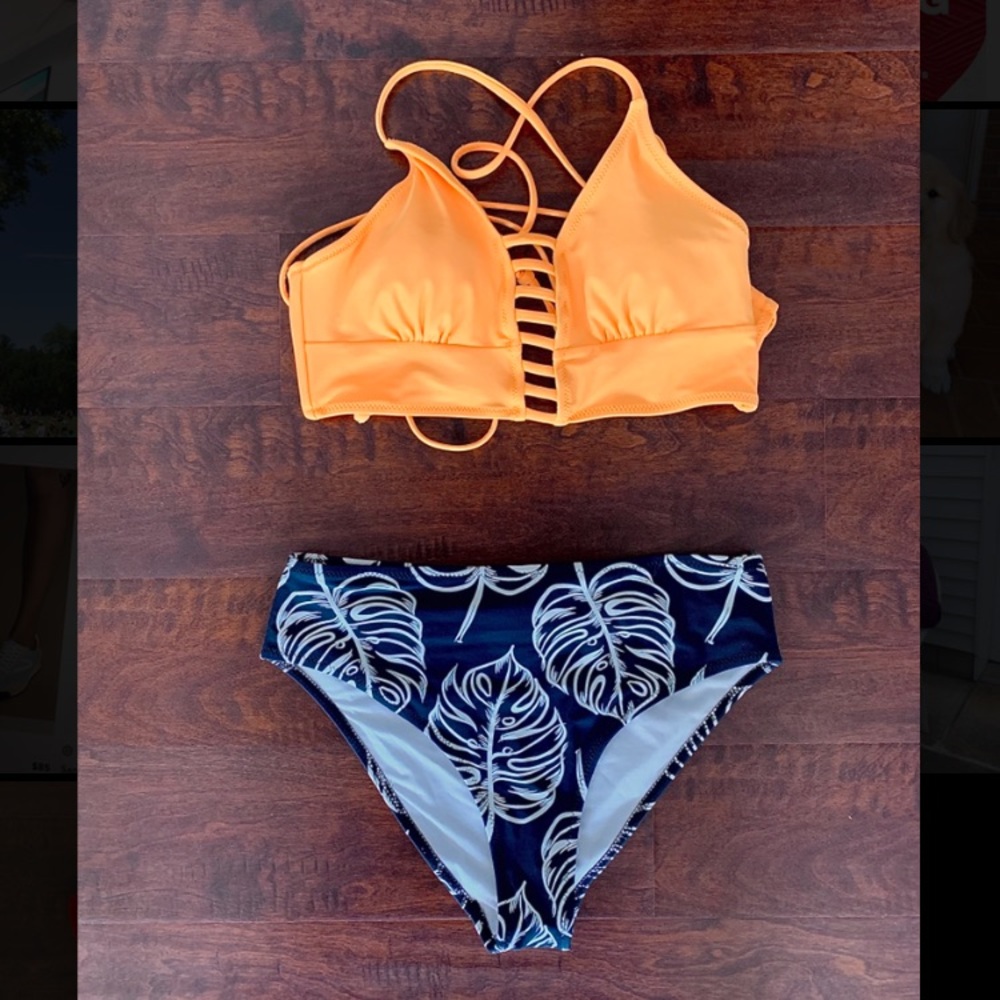 NWOT Cupshe Tropical Bikini